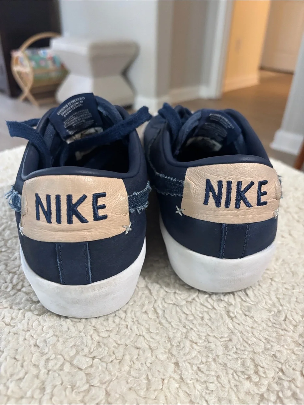 Nike Blazer Low Mens Size 9.5 GT SB Midnight Navy Denim shoes sneakers DM8890-40